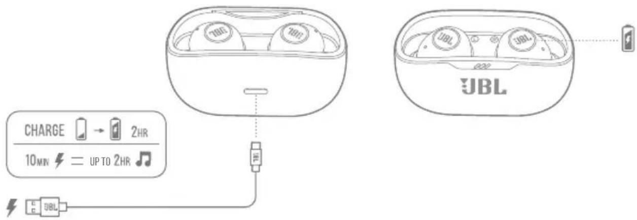 JBL Vibe Buds - CHARGING - 2