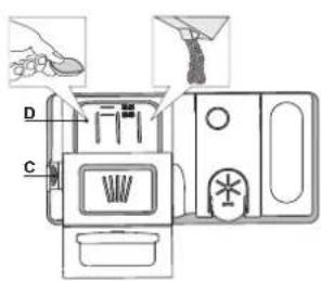 WHIRLPOOL WSFC 3M27 X - RELLENAR EL DISPENSADOR DE DETERGENTE - 1