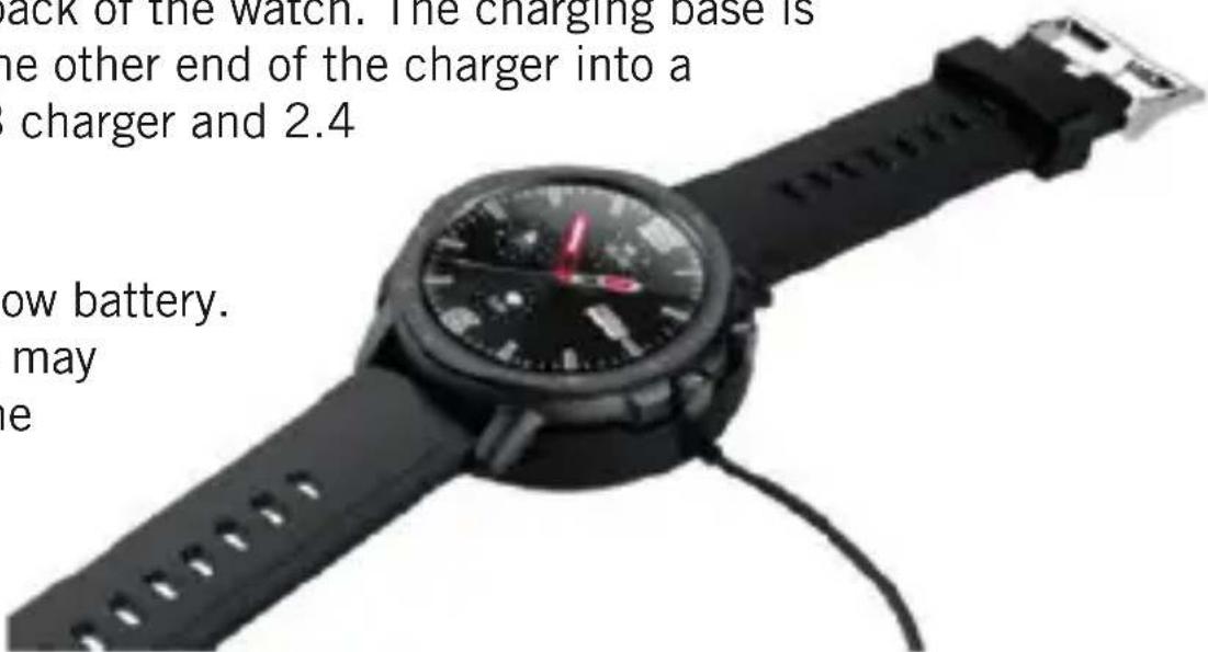 DCU Smartwatch Metal - CHARGING METHOD: - 1