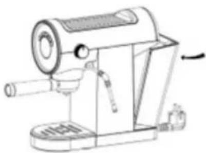 UNOLD Piccopresso 28636 - Riempimento del serbatoio dell'acqua - 3