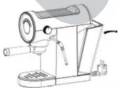 UNOLD Piccopresso 28636 - Riempimento del serbatoio dell'acqua - 1