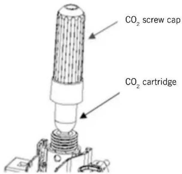 UNOLD Franzl 48975 - INSERTION AND REPLACEMENT OF CO _2 CARTRIDGES - 4