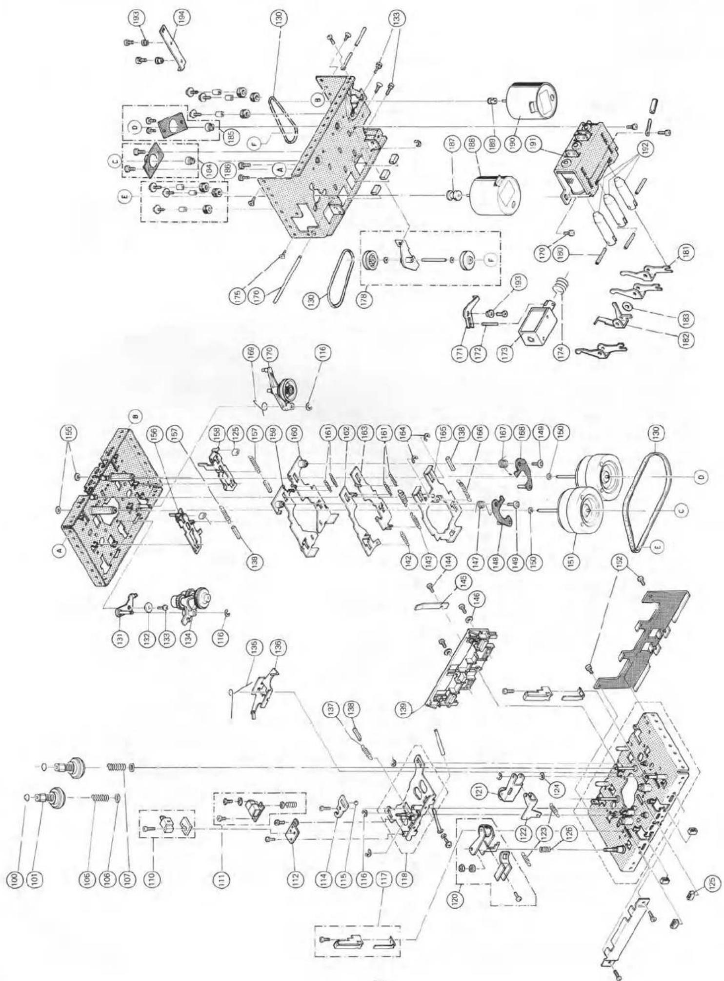 DUAL C 844 - Transistorentabelle Dolby - 29