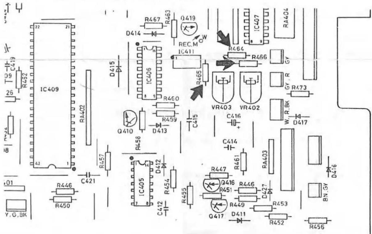 DUAL C 844 - Alignment: Erasing voltage - 1
