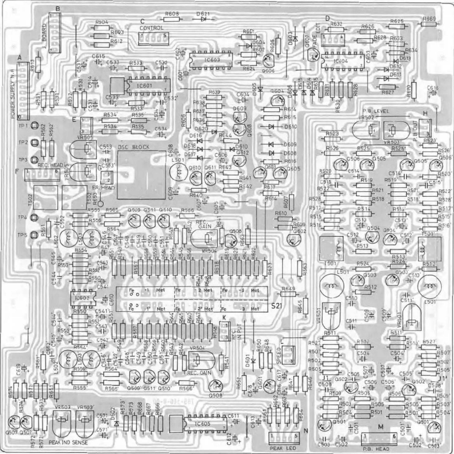 DUAL C 844 - Transistorentabelle Dolby - 26