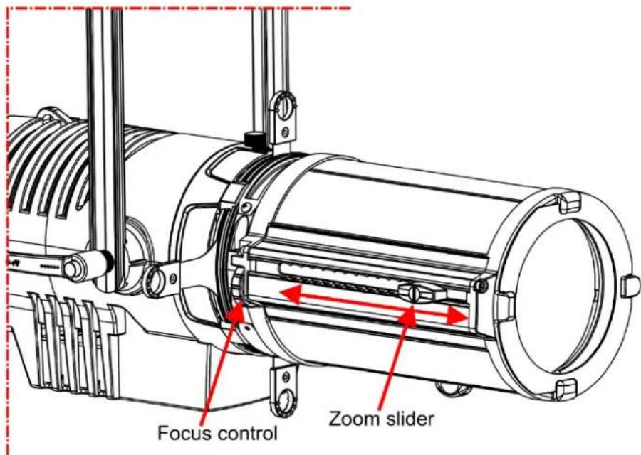 INFINITY TS-260C7 Profile Engine - Utilisation du tube à lentilles pour zoom - 1