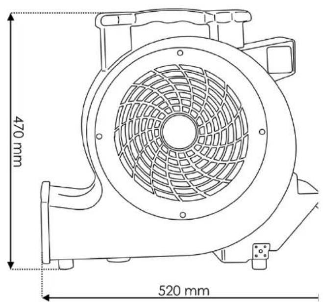 Showtec SF-250 - Pas de ventilation - 2