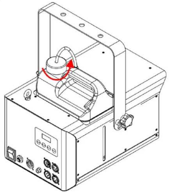Showtec Stellar FZ-1000 Fazer - Vidange du réservoir après utilisation - 1