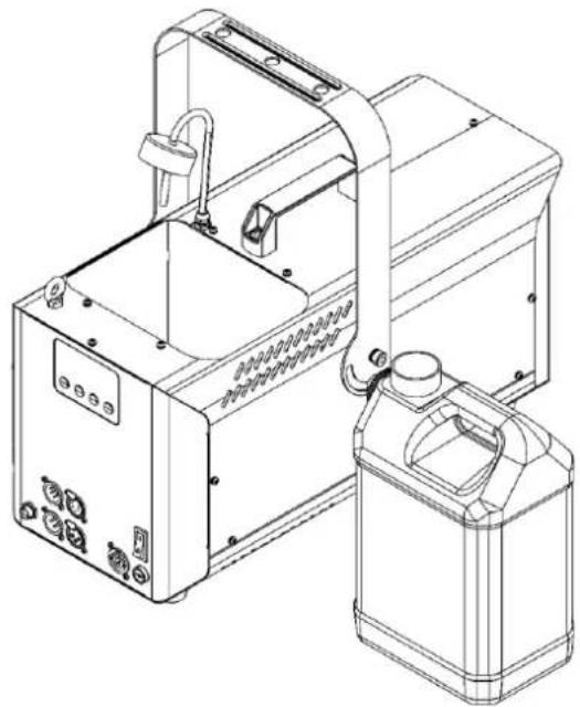 Showtec Stellar S-1200 Snow Machine - Vidange du réservoir après utilisation - 2