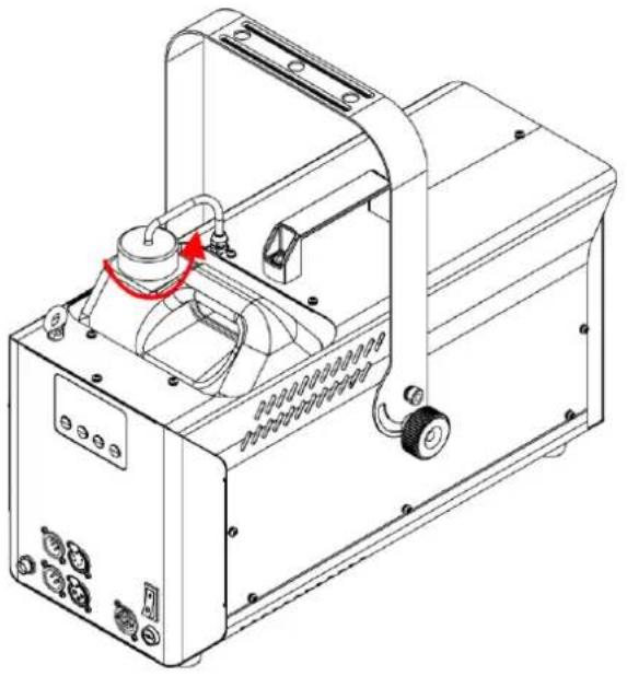 Showtec Stellar S-1200 Snow Machine - Vidange du réservoir après utilisation - 1