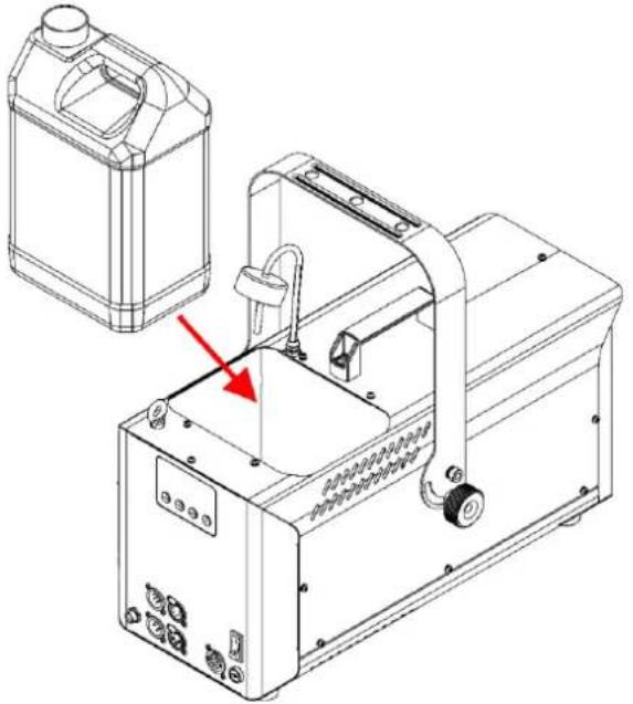Showtec Stellar S-1200 Snow Machine - Vidange du réservoir après utilisation - 3