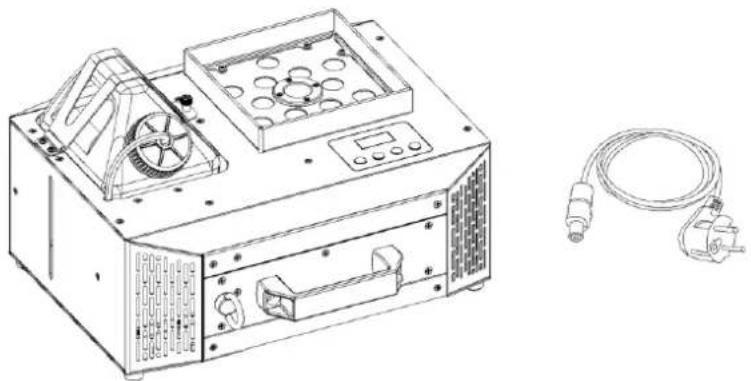 Showtec Stellar UF-1000 Upright Fogger - Avant d'utiliser le produit - 2