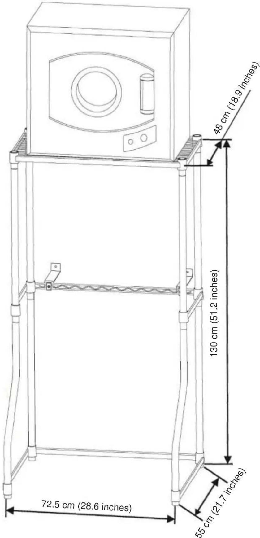 DANBY DLS060WDB - DIMENSIONS - 1