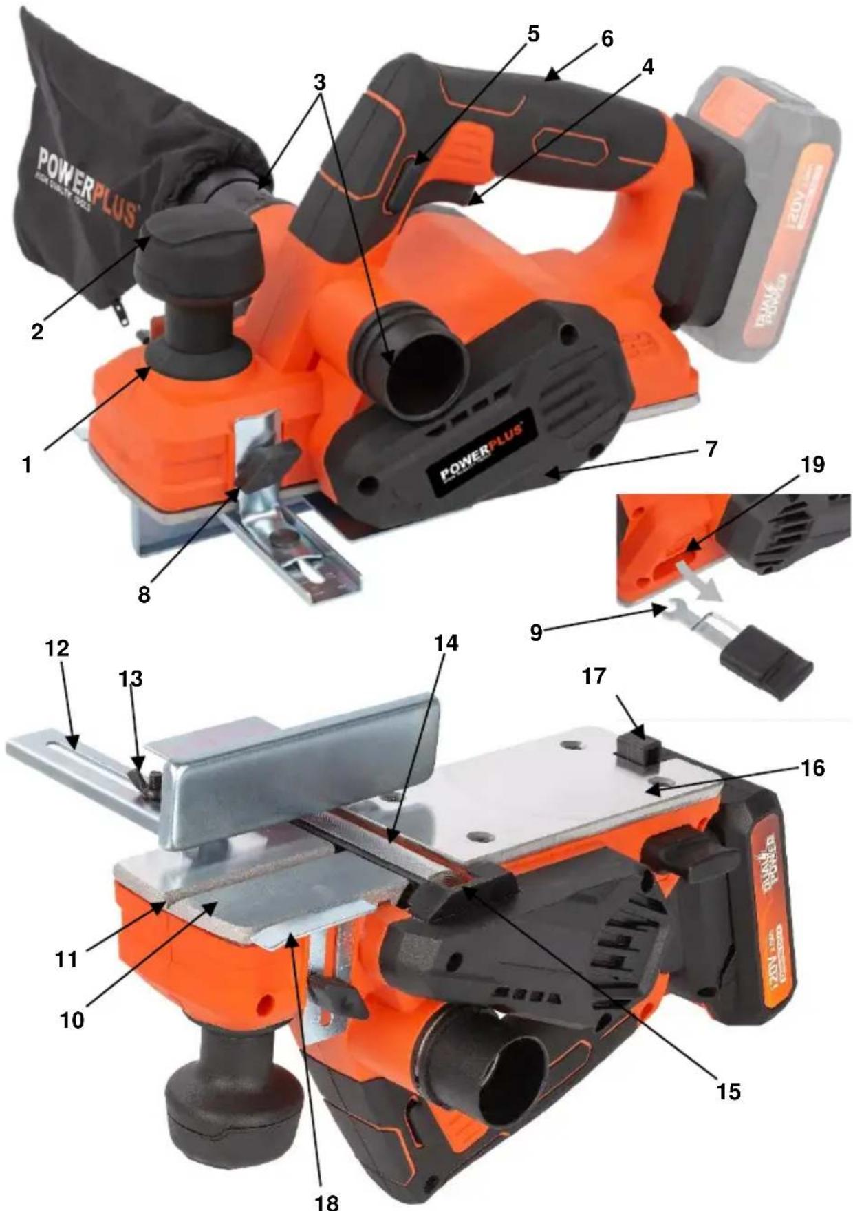 PowerPlus POWDP4050 - 1