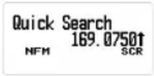 Quick Search 169.0750↑ NFM SCR