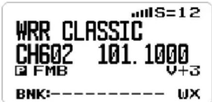 WRR CLASSIC CH602 101.1000 FMB V+3 BNK:---- UX