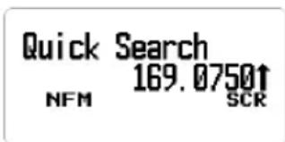 Quick Search 169.0750↑ NFM SCR
