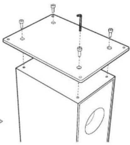 TRIANGLE Borea BR10 - Pedestal and spikes assembly - 2