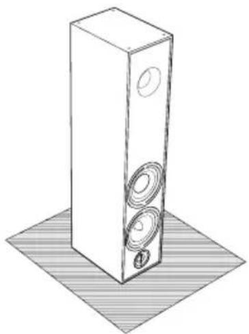 TRIANGLE Borea BR10 - Spike assembly without pedestal - 1