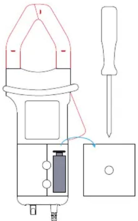CHAUVIN ARNOUX MiniFlex MA194 - REMPLACEMENT DE LA PILE POUR LA PAC93 - 1