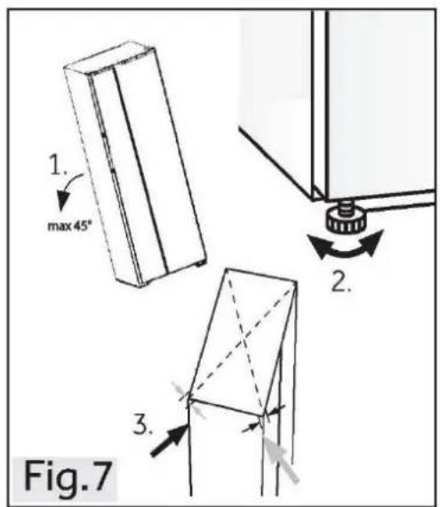HAIER HSW59F18DNMM - Nivelación del electrodoméstico - 1