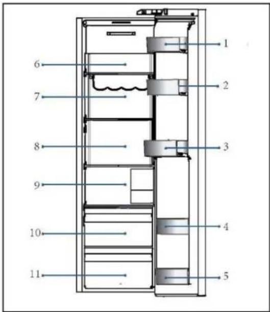 HAIER HSW59F18DNMM - Uzglabāšana ledusskapja nodalījumā - 1