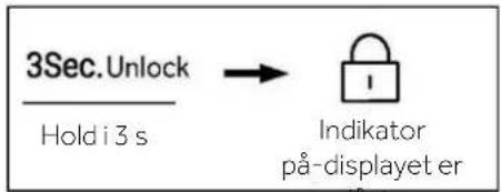 HAIER HSW59F18DNMM - Lås / lås opp panel - 1