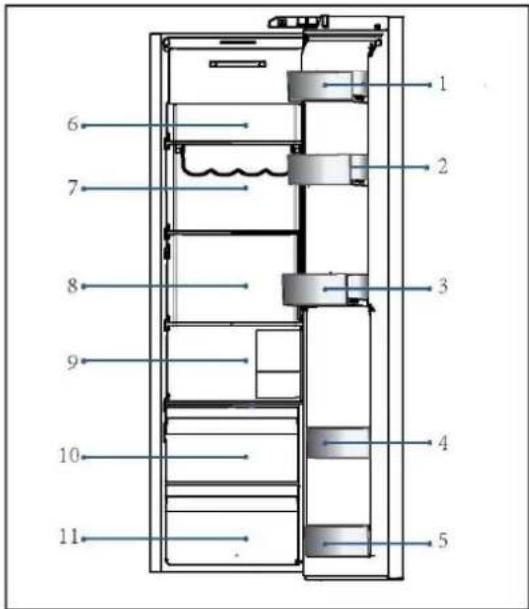 HAIER HSW59F18DNMM - Storing into the fridge compartment - 1