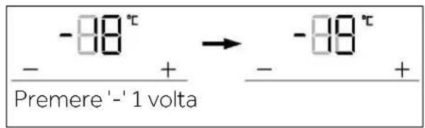 HAIER HSW59F18DNMM - Regolazione della temperatura del congelatore - 1