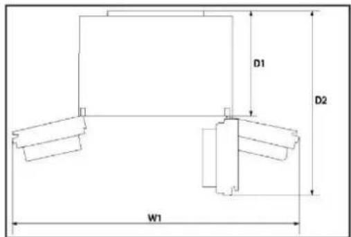 HAIER HSW59F18DNMM - Ventiliacijos skerspjūvis - 1