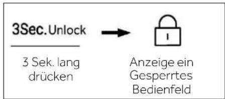HAIER HSW59F18DNMM - Bedienfeld sperren/entsperren - 1