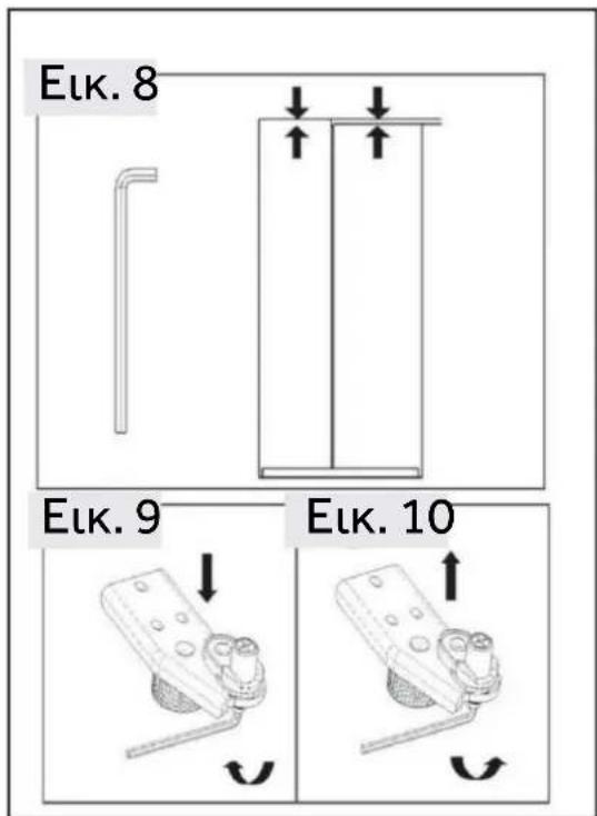 HAIER HSW59F18DNMM - Ρύθμιση ακριβείας των πορτών - 2