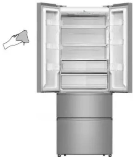 HISENSE RF632N4BCE - Binnenkant reinigen - 1