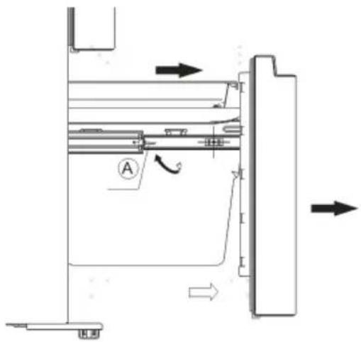 HISENSE RF632N4BCE - Smontaggio del cassetto del congelatore - 1