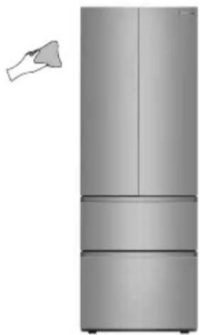 HISENSE RF632N4BCE - Behuizing reinigen - 1