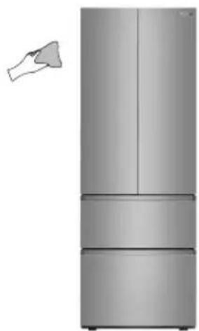 HISENSE RF632N4BCE - Exterior cleaning - 1