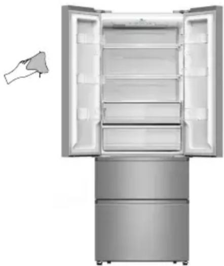 HISENSE RF632N4BCE - Limpeza interior - 1