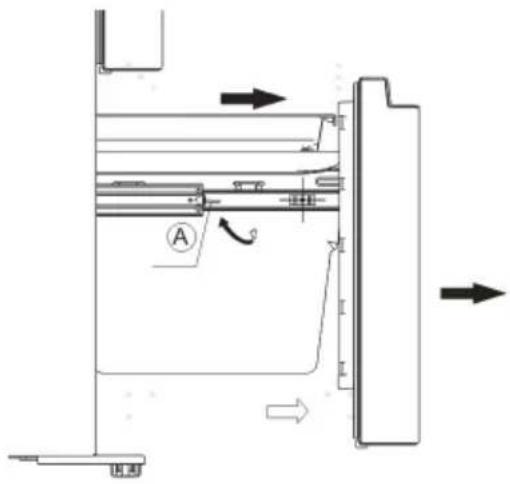 HISENSE RF632N4BCE - Disassembling the freezer drawer - 1