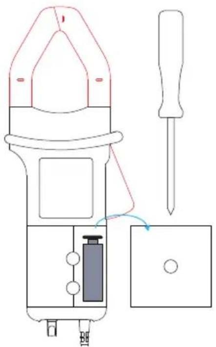 CHAUVIN ARNOUX MiniFlex MA193 - REPLACING THE BATTERY OF THE PAC93 - 1