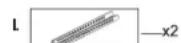 BERTAZZONI DW24S3IPV - MATERIALS SUPPLIED - 10