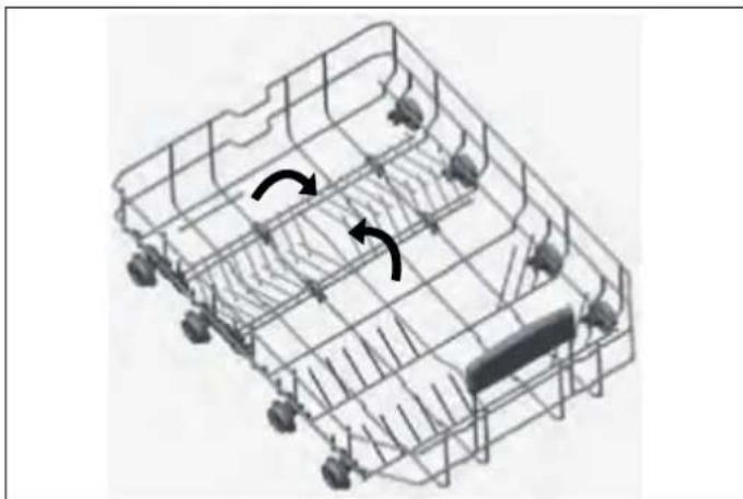 BERTAZZONI DW24S3IPV - LOWER BASKET FOLDING TINES - 1