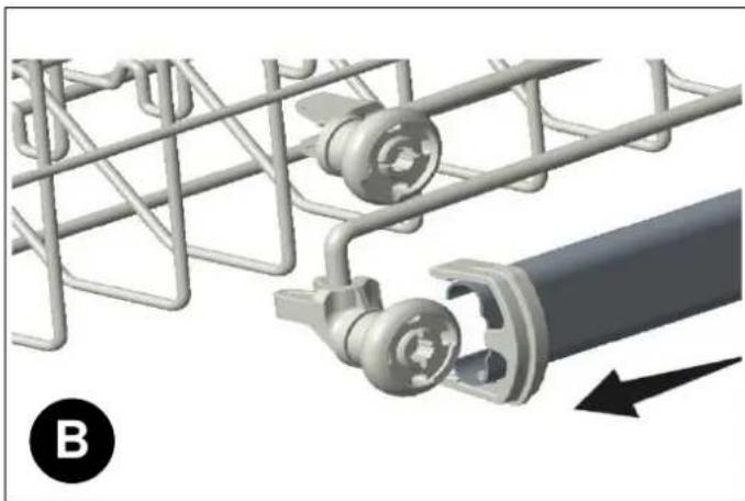 BERTAZZONI DW24S3IPV - 1) Height adjustment with load (depending on model) - 5