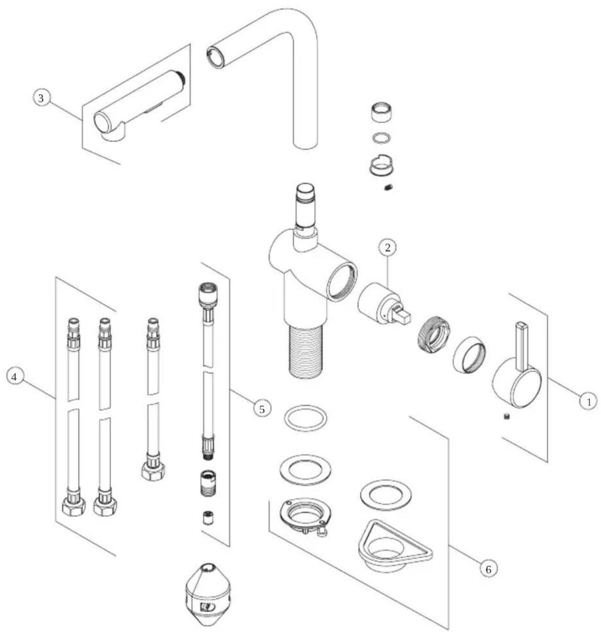 FRANKE ATL-PO-304 - Liste des pièces de rechange/de remplacement - 1