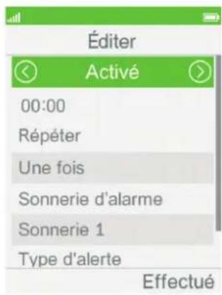 ORANGE Hapi 30 - Régler une alarme - 2