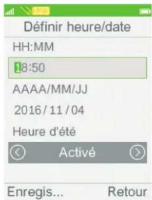 ORANGE Hapi 30 - Changer la date et l'heure - 5