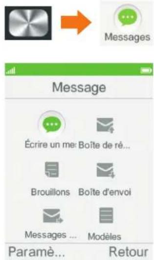 ORANGE Hapi 30 - Écrire/Envoyer un SMS - 1