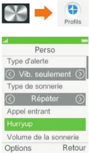 ORANGE Hapi 30 - Activer le mode silencieux - 3