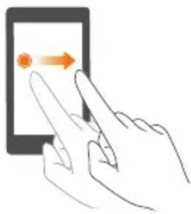 ORANGE Dive 70 - Gestes tactiles - 4