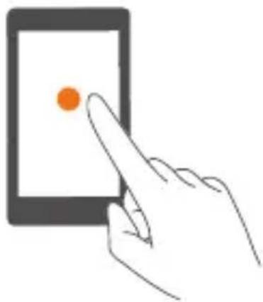 ORANGE Dive 70 - Gestes tactiles - 1