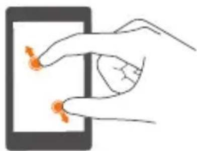 ORANGE Dive 70 - Gestes tactiles - 5